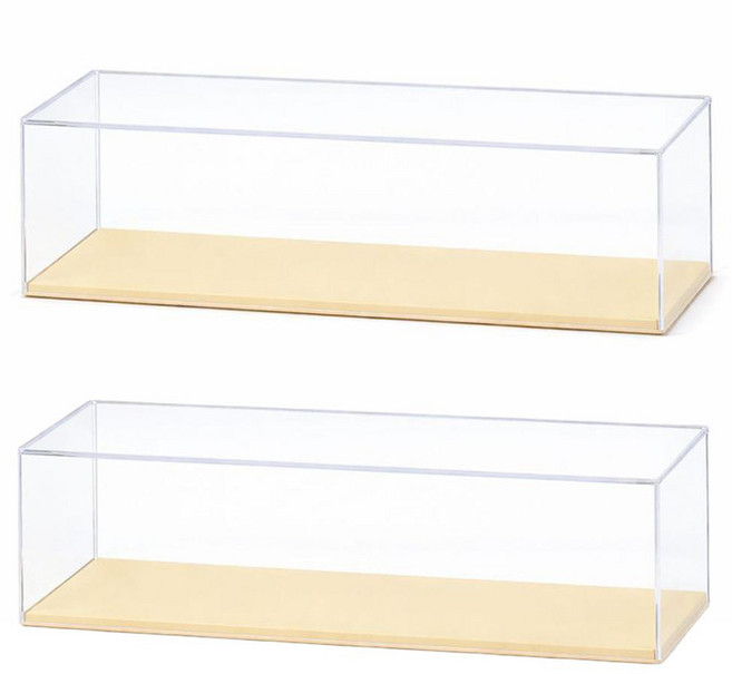 문구담 피규어 보관 투명 아크릴 장식장 11 옐로우, 2개