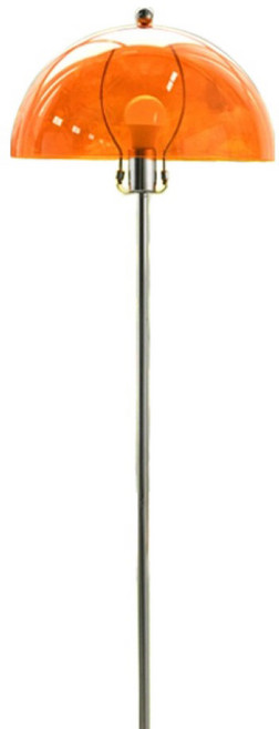 TO PLACE Blanc de Moon 透明壓克力長立燈 + 白光燈泡 + 黃光燈泡組合, 橘色(長立燈)