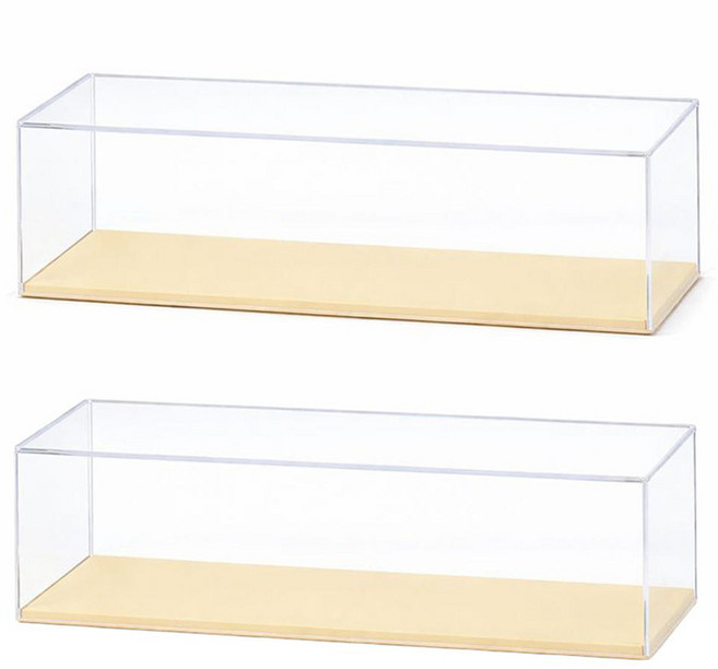 문구담 피규어 보관 투명 아크릴 장식장 08 옐로우, 2개