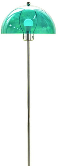 TO PLACE Blanc de Moon 透明壓克力長立燈 + 白光燈泡 + 黃光燈泡組合, 水藍色(長立燈)