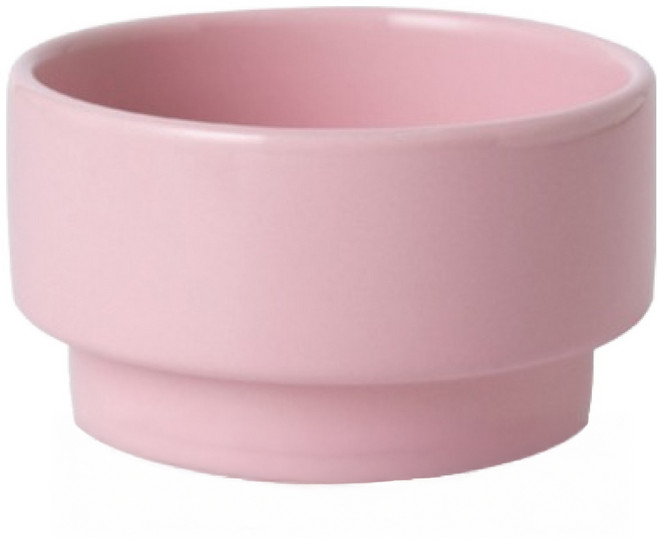 랜보어 햄스터 컬러 세라믹 식기 8 x 5 cm, 핑크, 1개