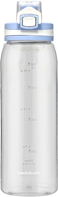 LocknLock 樂扣樂扣 Tritan優質時尚彈蓋水壺, 天空藍, 900ml, 1個