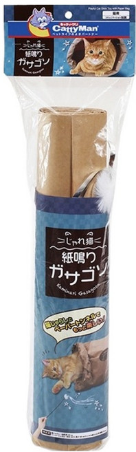 캐티맨 고양이 바스락 비밀 터널 + 낚시대 세트, 1세트