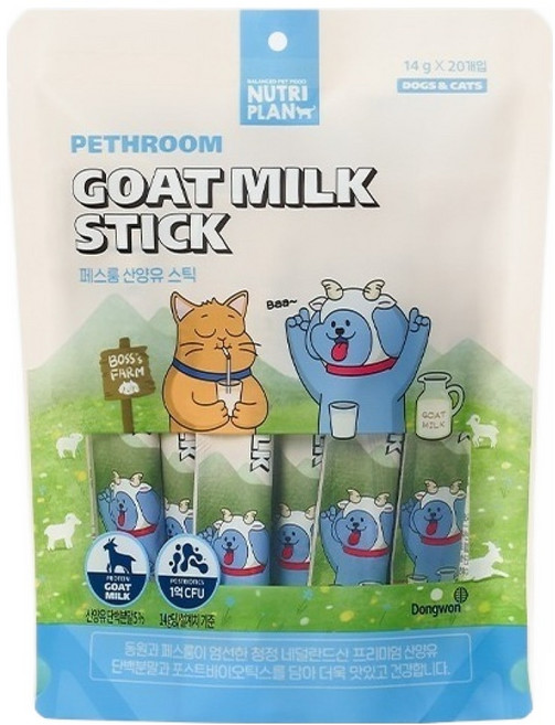 페스룸 산양유 스틱 20p, 280g, 1개