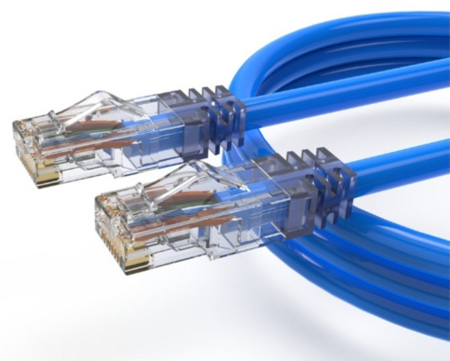 MYBESTFRIEND Panduit CAT.6A 23AWG 製作網路線, 藍色, 1個, 3m