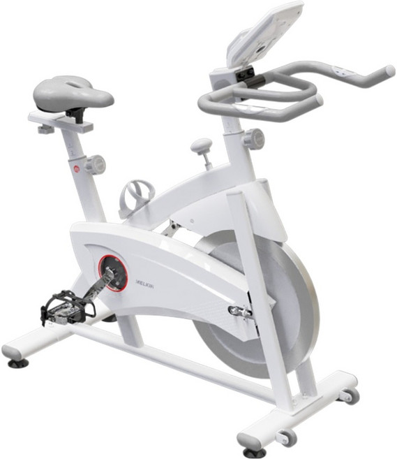 멜킨스포츠 스탠다드형 스핀바이크 15kg 고객직접설치, 문화이트, MK-2100H
