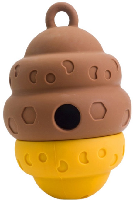 데이소이 강아지 벌집 모양 디자인 장난감, 01 브라운오렌지, 1개
