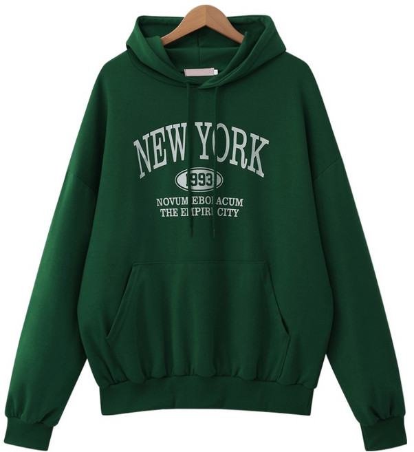 엠엔씨 남녀공용 1993 뉴욕 후드티 MDHD585CB