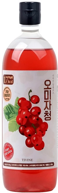 티바인 알룰로스 오미자청, 1개, 1개입, 590g - 쿠팡