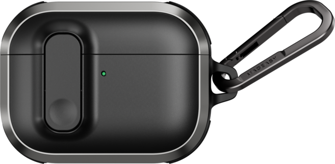MAGEASY Odyssey 抗衝擊磁扣耳機殼, Apple AirPods Pro 3, 金屬黑, 1個