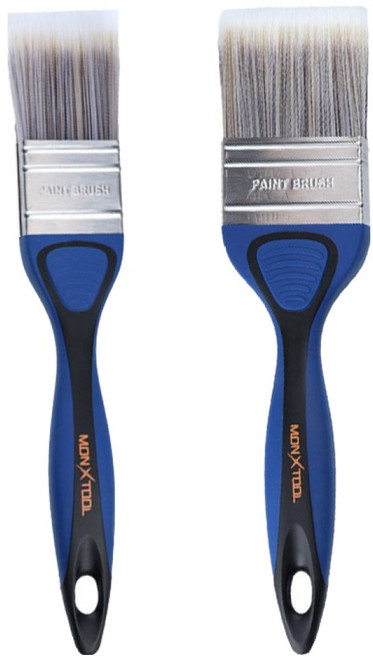 몬스툴 일자타입 브러쉬 페인트붓 2종 세트, 1세트