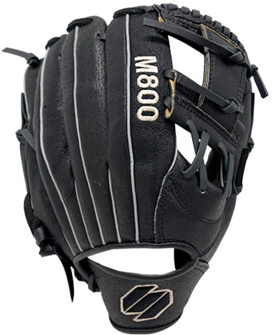 썬버드 돈피 야구글러브 우투용 M800, 블랙, 1개