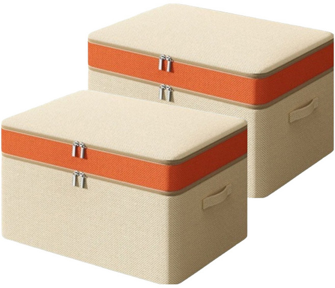 예은홈시스 2칸섹션 분리수납 리빙박스, 혼합색상, 2개