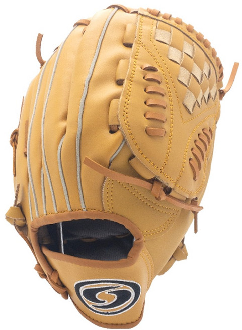 SUNBIRD 牛皮棒球手套 右投用 S201, 棕褐色, 1個