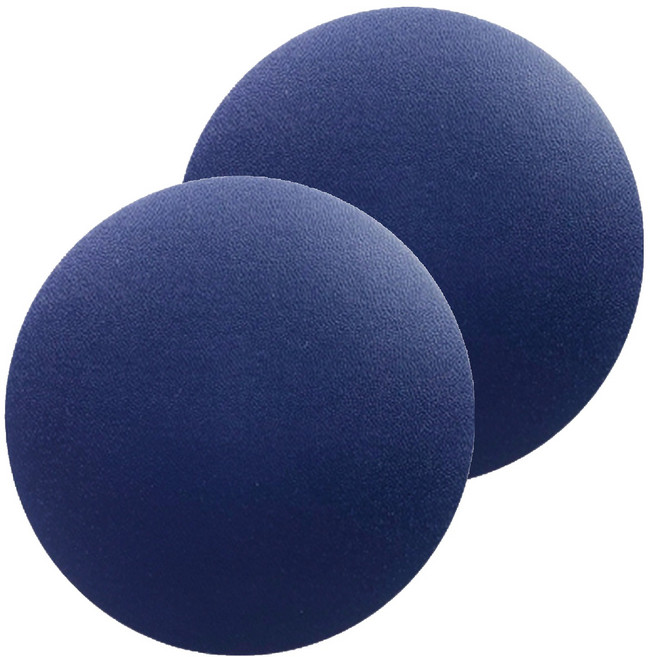 그린테일 심플 인조가죽 코스터 타입C, 블루, 2개