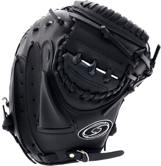 SUNBIRD 牛皮捕手手套 右投用 S660N, 1個, 黑色