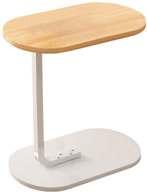 거실 소파 사이드 침대 협탁, 우드 화이트