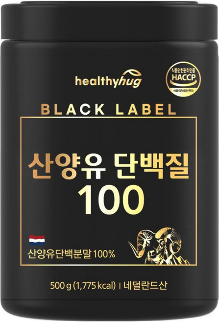 헬씨허그 산양유 단백질 100, 500g, 1개