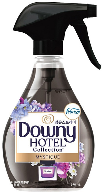다우니 호텔컬렉션 섬유스프레이 미스티크향 본품, 1개, 370ml