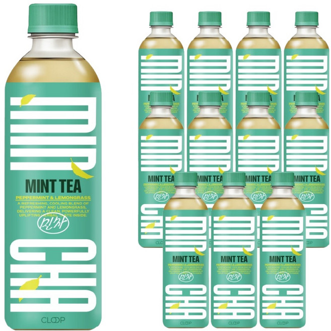 클룹 민차 페퍼민트 쿨링 허브티, 12개, 500ml