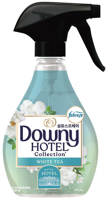 다우니 호텔컬렉션 섬유스프레이 화이트티향 본품, 1개, 370ml