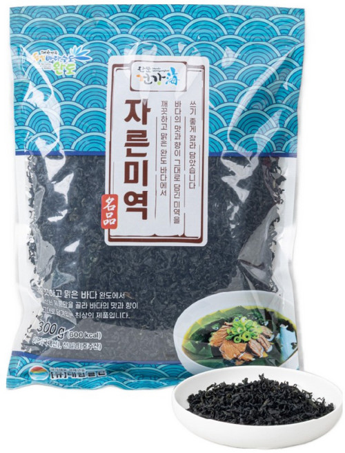 莞島健康海 莞島產切片海帶, 300g, 1個