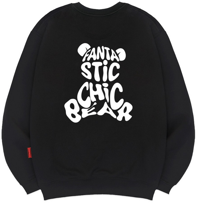 엘라모 남녀공용 판타스틱베어 맨투맨