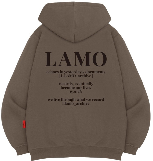 엘라모 남녀공용 LAMO 아카이브 후드