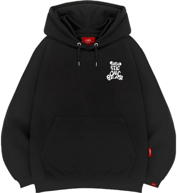 엘라모 남녀공용 판타스틱베어 후드