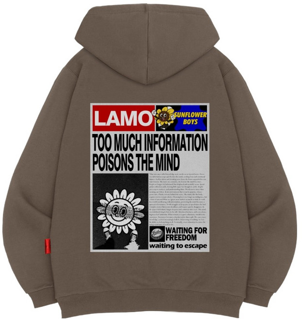 L.LAMO 男女通用 Lamo Paper 連帽衫