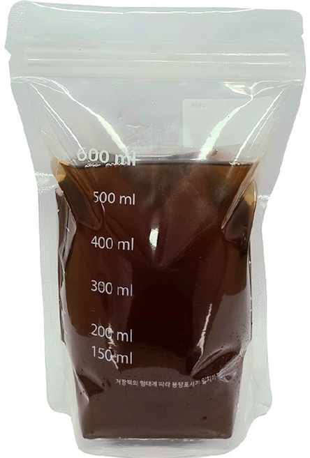 생활을그리다 다용도 음료 지퍼백파우치, 중(M), 1개, 30개입