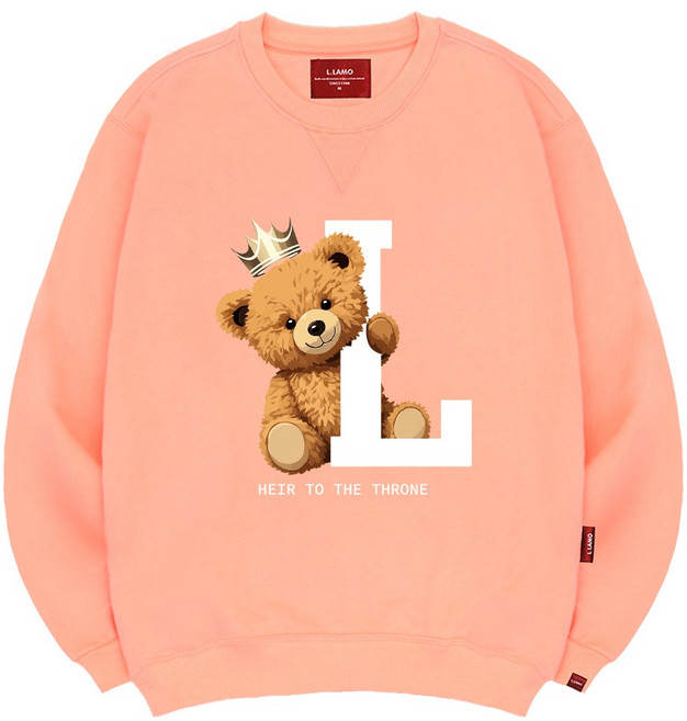 엘라모 남녀공용 킹베어 맨투맨