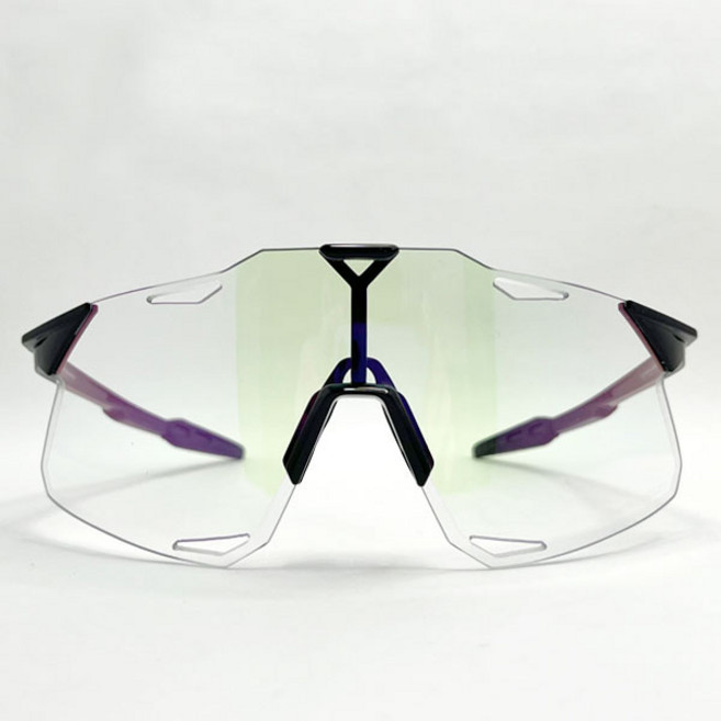 100퍼센트 스포츠 선글라스 하이퍼크래프트 60000-000, 글로스 블랙 + 퍼플미러변색렌즈 포토크로믹(60000-00031), 1개