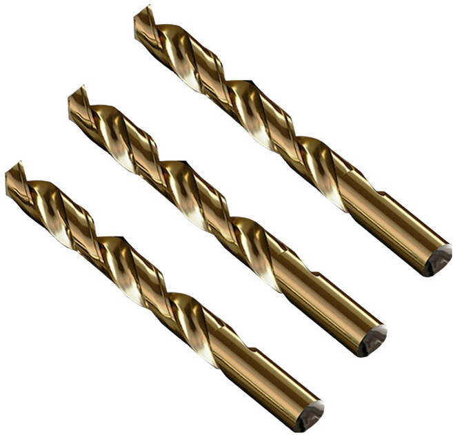 공구엔 코발트 드릴비트 스텐인레스 스텐기리 일자 3.5mm, 3개