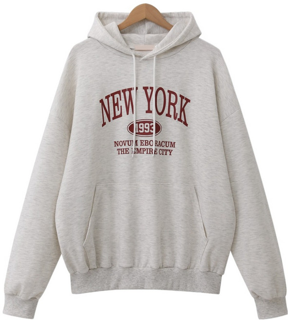 엠엔씨 남녀공용 1993 뉴욕 후드티 MDHD585CB