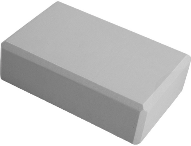 라이프포인트 EVA 폼브릭 운동 스트레칭 보조 요가블록, 그레이, 1개