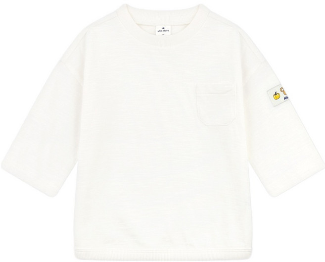 MilkBaby 파프리카 베이직 5부 티셔츠