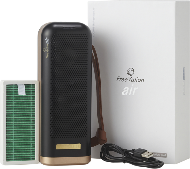 코흐위버 휴대용 공기청정기 8㎡, 블랙, KC-AIR200B