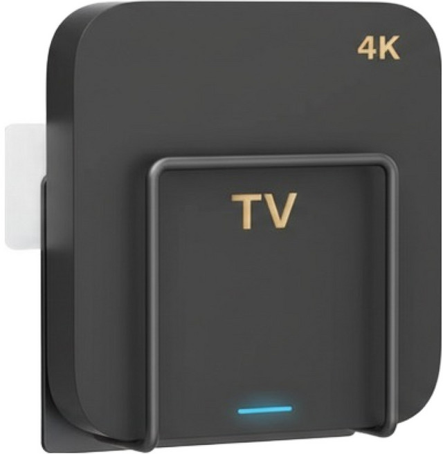 동글이 흔들림 없는 범용형 컴팩트한 무타공 셋톱박스 브라켓 100 x 50 x 80 mm, 1개, TYPE 3