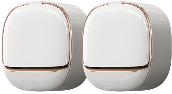 아케이바이 무타공 고급형 비누 보관함, 2개, 흰색