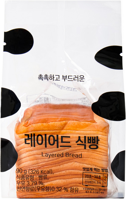 에이스엠앤티 레이어드 식빵, 1개, 90g