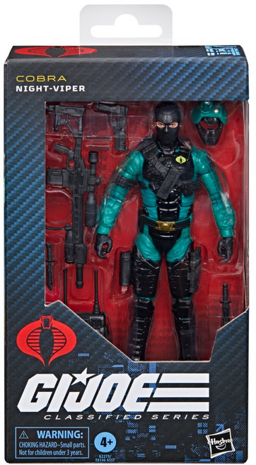 Hasbro 孩之寶 GI JOE 特種部隊精英系列6吋人物 Night Viper, 1套