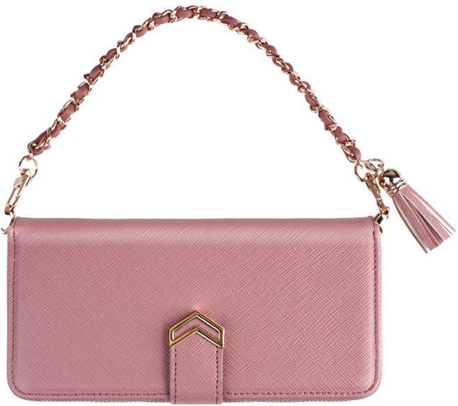 플라핏 브이탑 지퍼 다이어리 스트랩 휴대폰 케이스