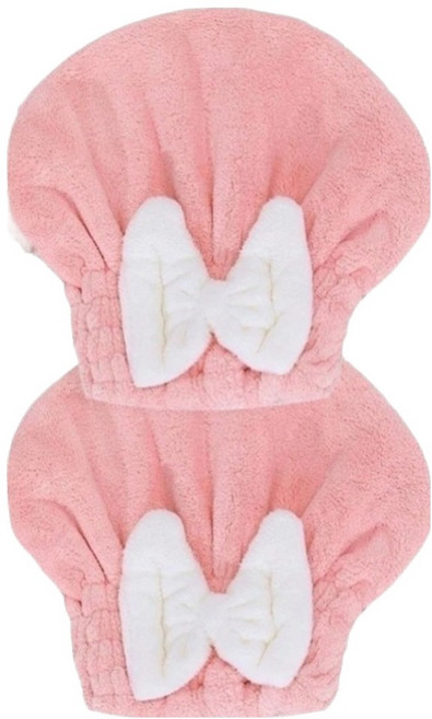 아케이바이 고급형 드라이 헤어캡 20x27cm, 핑크, 2개