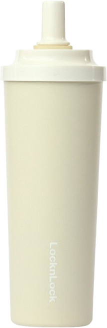 LocknLock 樂扣樂扣 SU SU 不鏽鋼吸管杯, 茉莉黃, 1個, 750ml