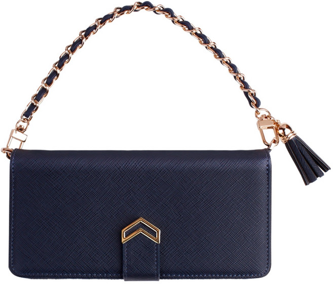 플라핏 브이탑 지퍼 다이어리 스트랩 휴대폰 케이스