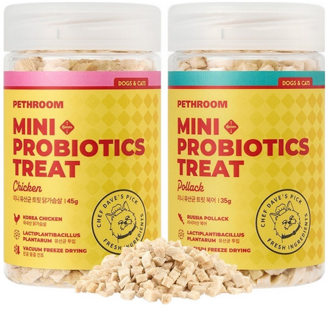 페스룸 미니 유산균 트릿, 닭가슴살, 45g, 1개