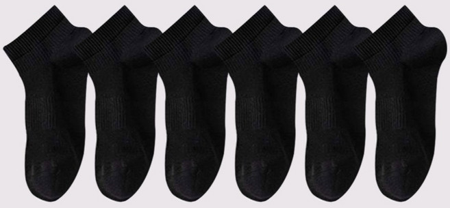 더시럽 여성용 편안한 부분 메쉬 발목 양말 3켤레