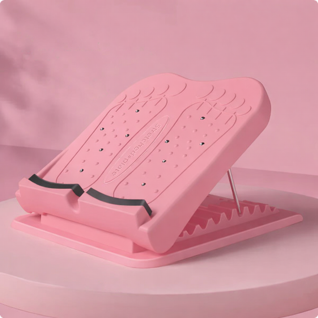 지음앤 각도조절 종아리 스트레칭 보드, 핑크, 1개