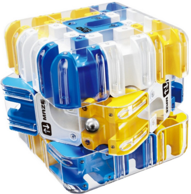 네오린 회전형 구슬 미로 탈출 큐브, 파스텔, 1개